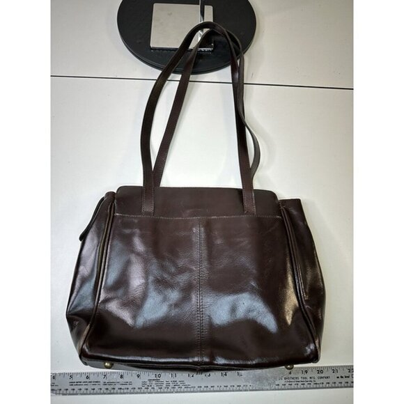 Patricia Nash Brown Leather Shoulder Bag - Picture 7 of 9